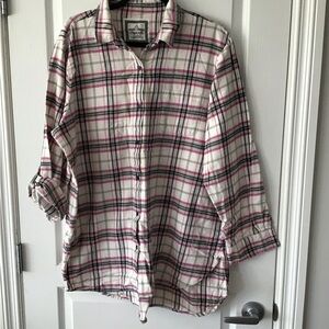 Denver Hayes Womens plaid night shirt